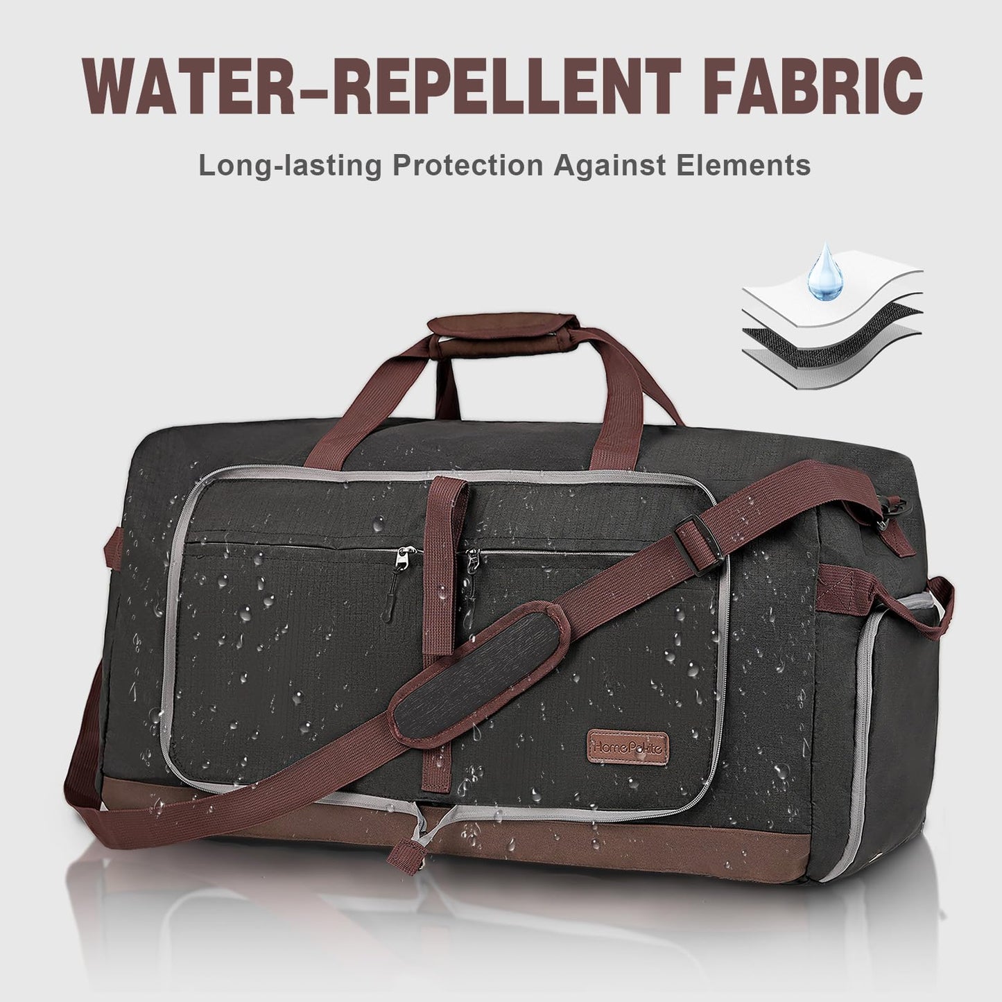 120L Waterproof Foldable Travel Duffle Bag