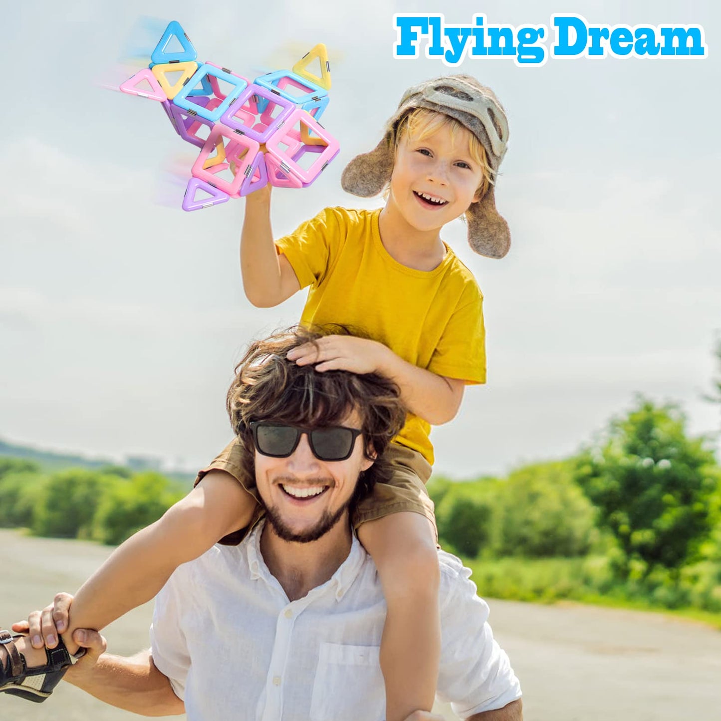 Magnetic Tiles Building Set for Kids 3-8 Years