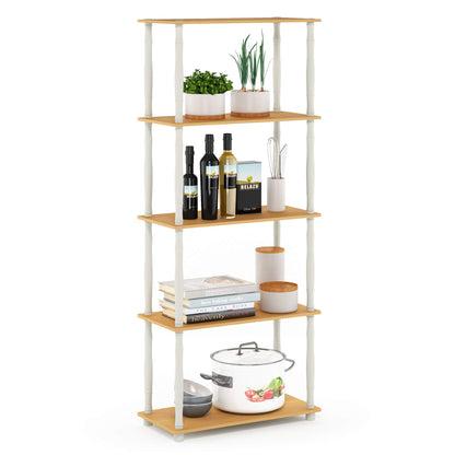 Furinno 5-Tier Multipurpose Storage Display Rack