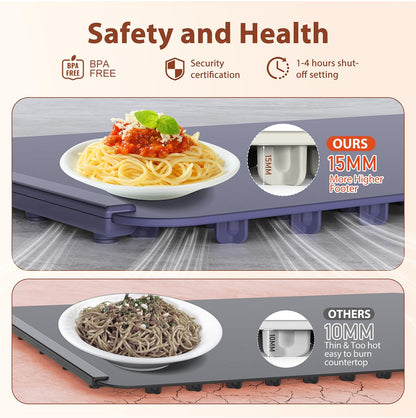 Food Warming Mat with 3 Temperature Settings