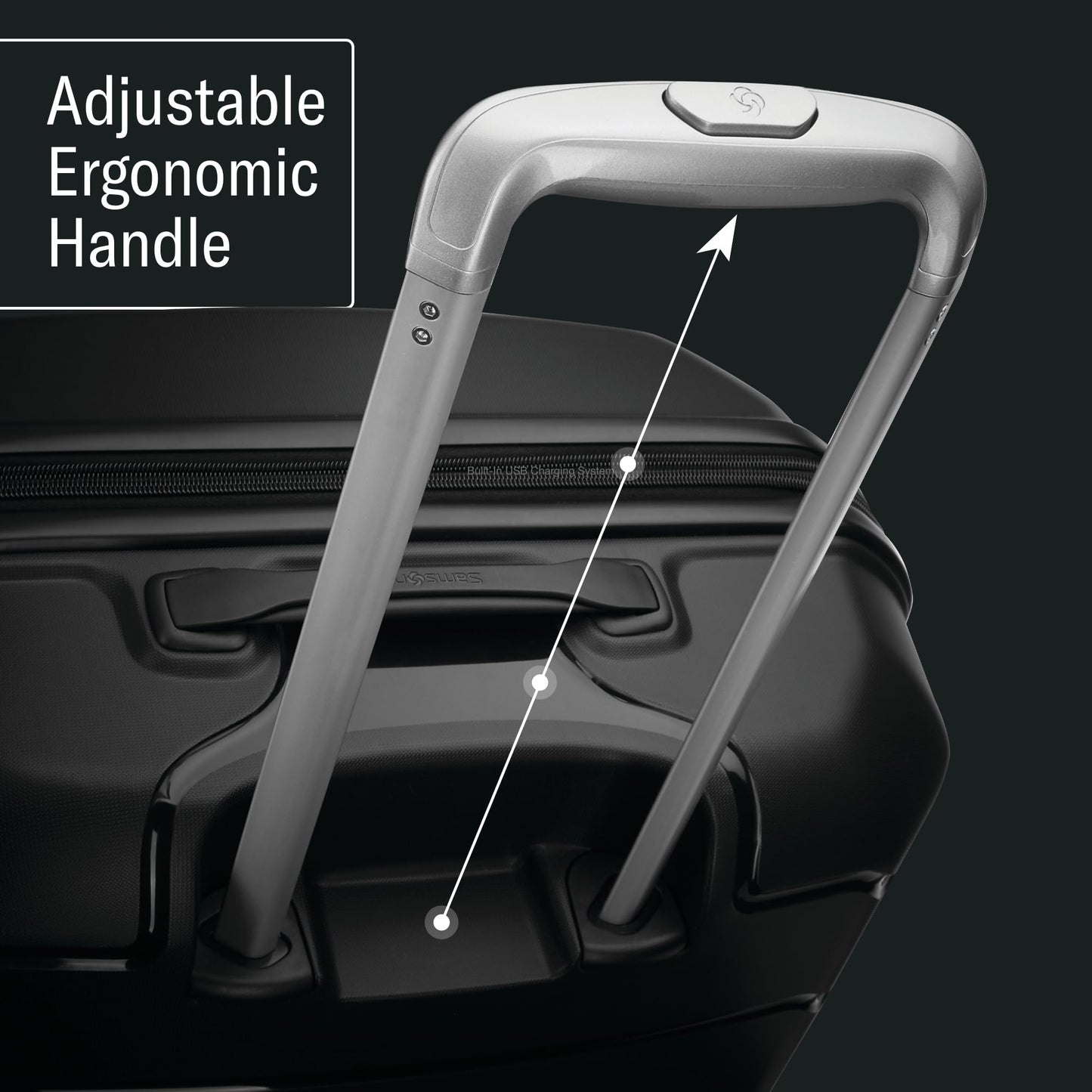 Samsonite Freeform Hardside Expandable with Double Spinner Wheels, Amethyst Purple, 2-Piece Set (20/28)