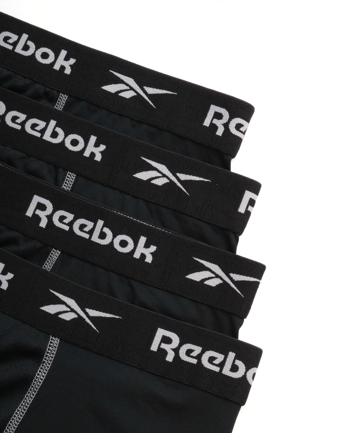 Reebok Men's Moisture Wicking Boxer Briefs 4-Pack