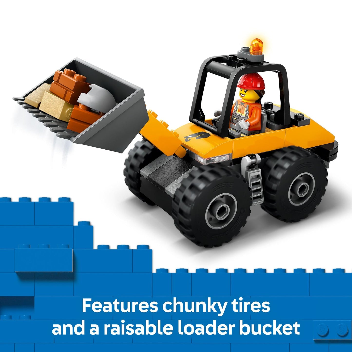 LEGO Construction Wheel Loader Building Toy for Kids