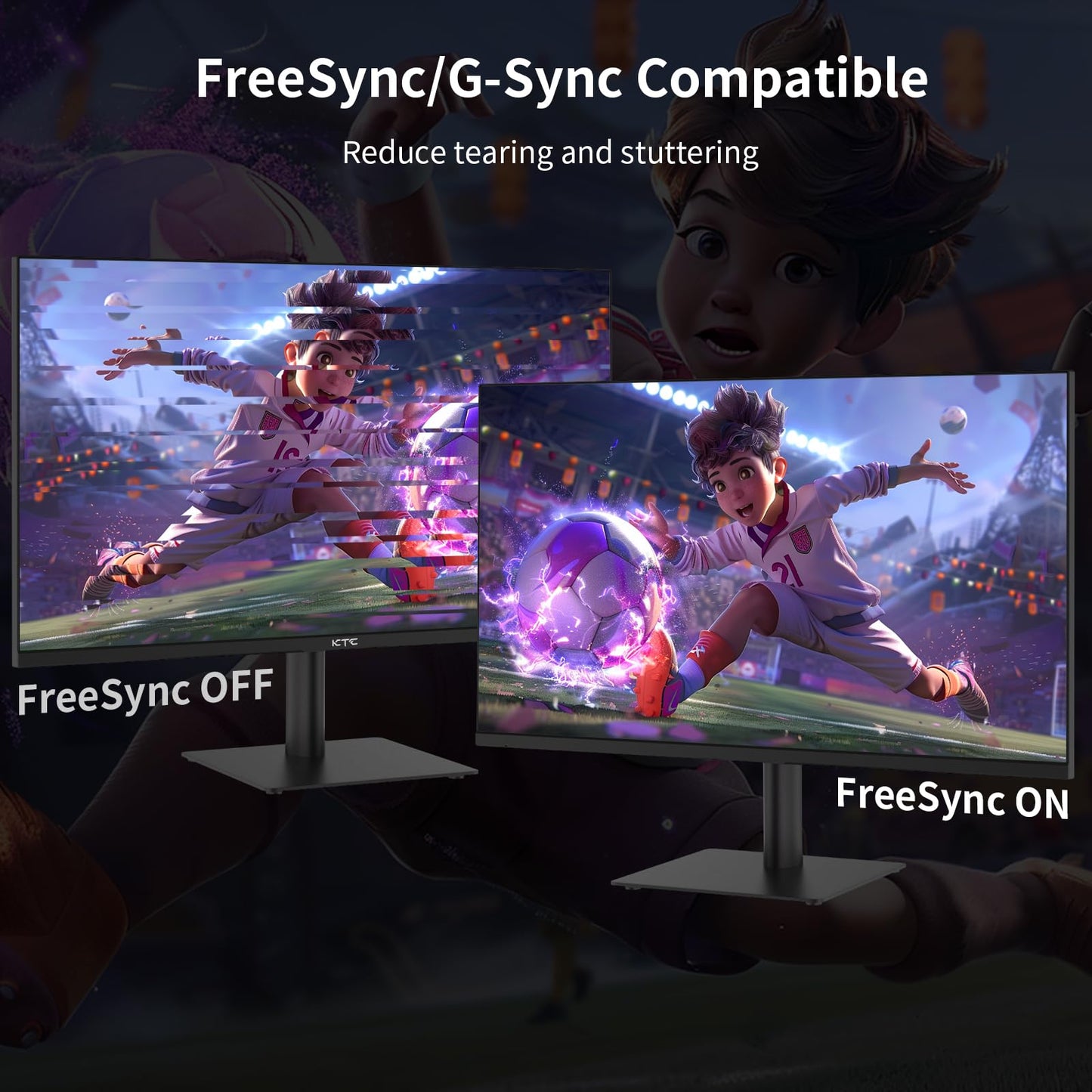 KTC 27" QHD 100Hz Gaming Monitor with FreeSync
