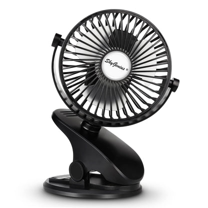 SkyGenius Rechargeable Clip-On Stroller Fan