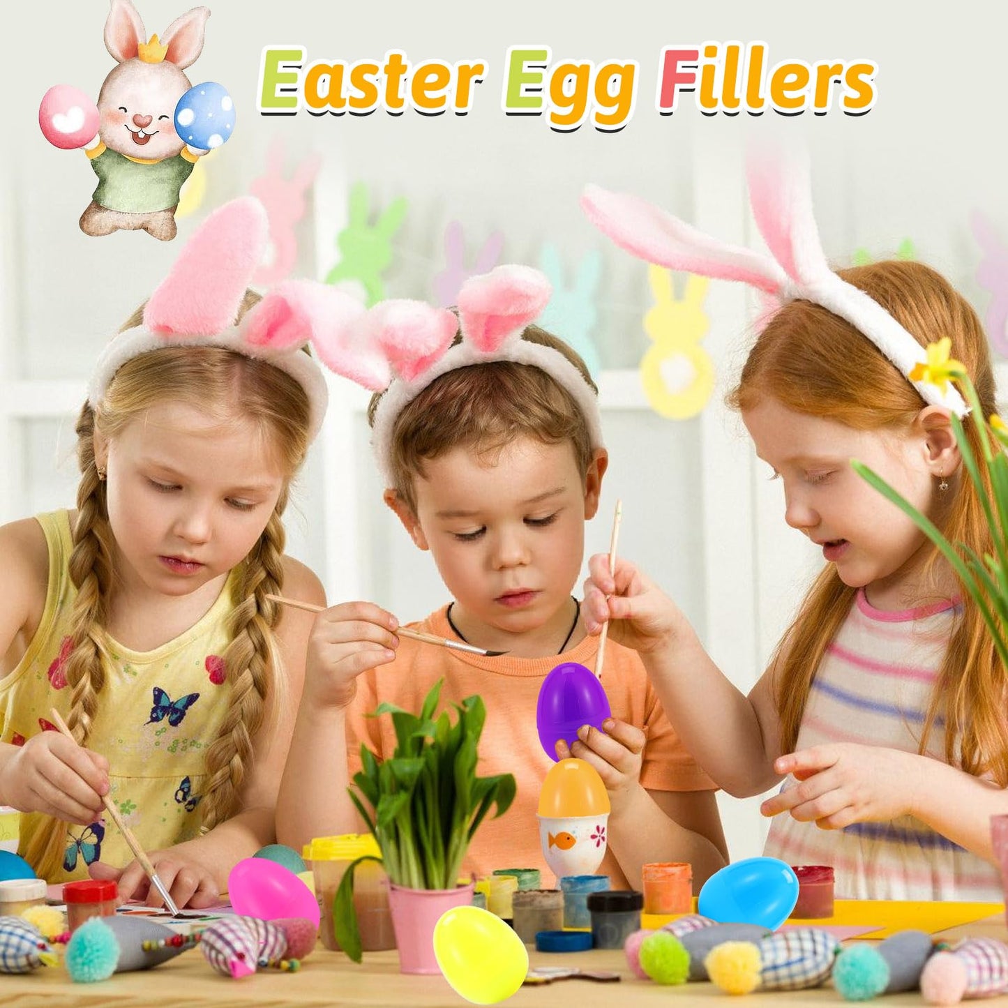 30 PCS Pop Easter Basket Stuffers for Kids Easter Egg Fillers Easter Party Favors Mini Pop Fidget Keychain Its Bulk Small Goodie Bags Stuffers for Toddler Boys Girls Prefilled Easter Eggs with Toys It