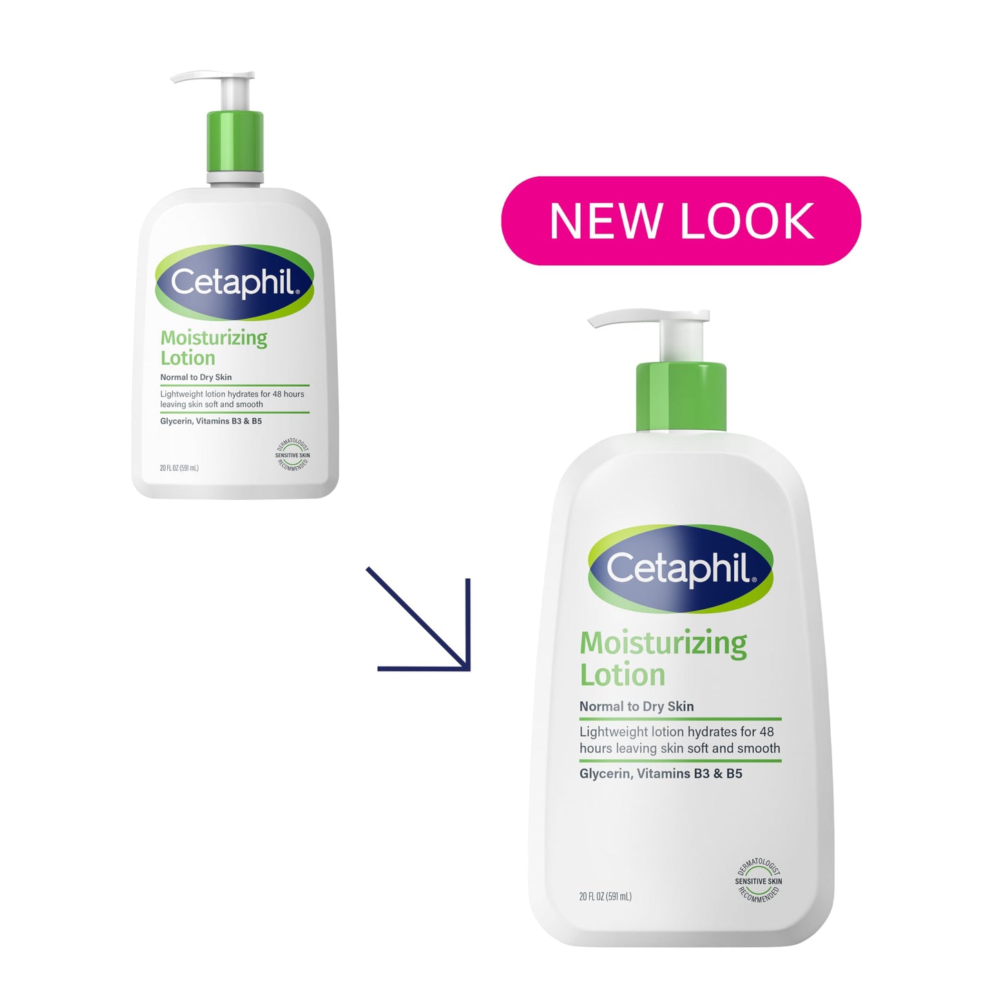 Cetaphil Moisturizer for All Skin Types, 20 oz