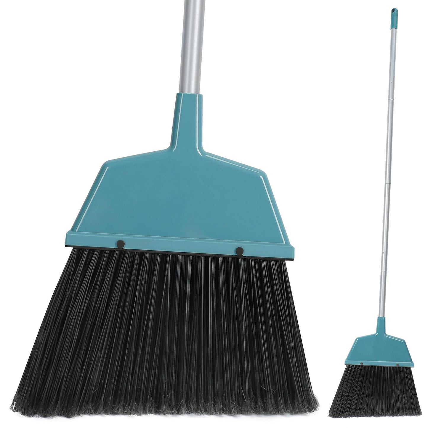 Long Handle Bristle Broom for Indoor Sweeping