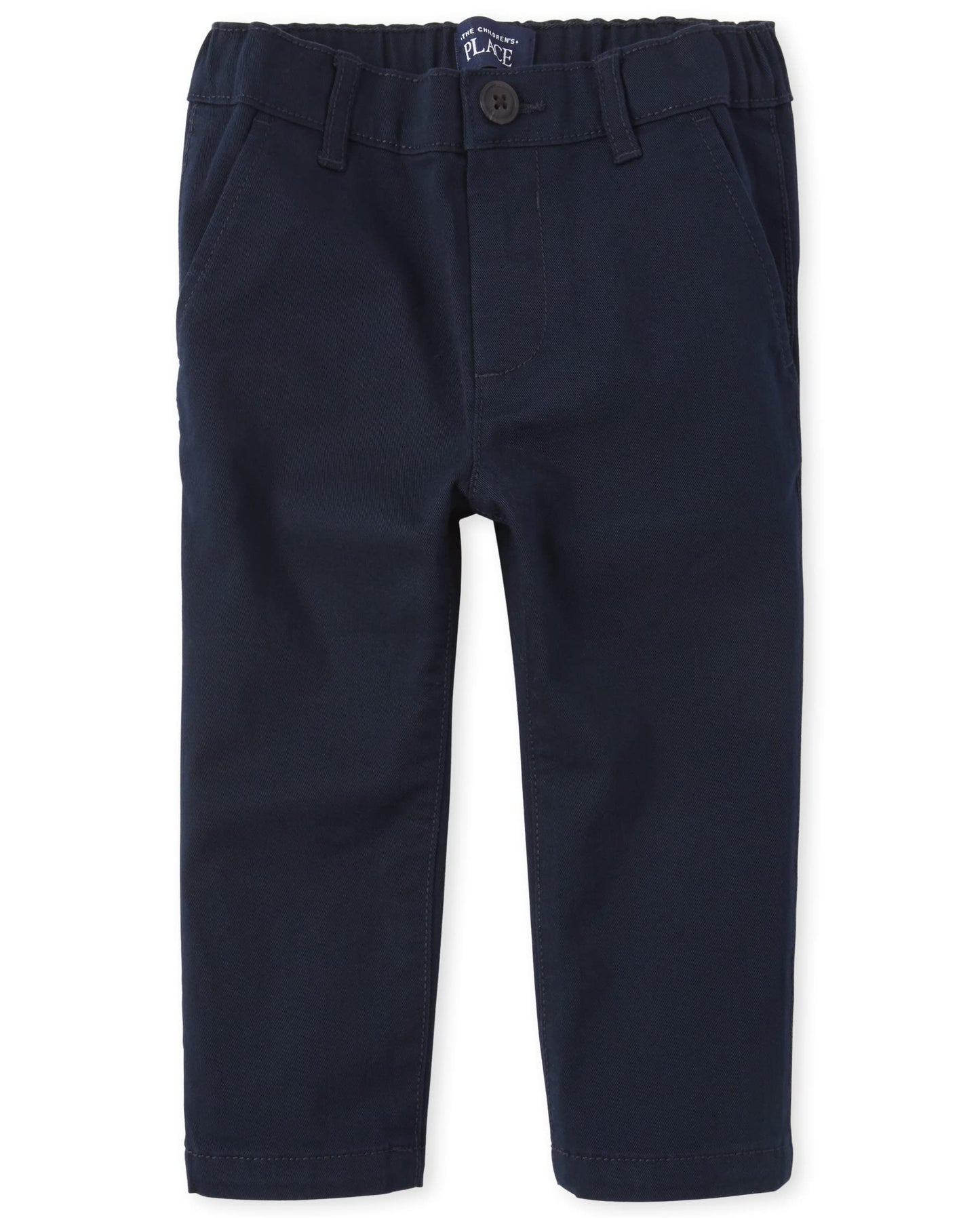 The Children's Place baby boys and Toddler Stretch Skinny Chino Pants Jeans, New Navy Single, 2T US