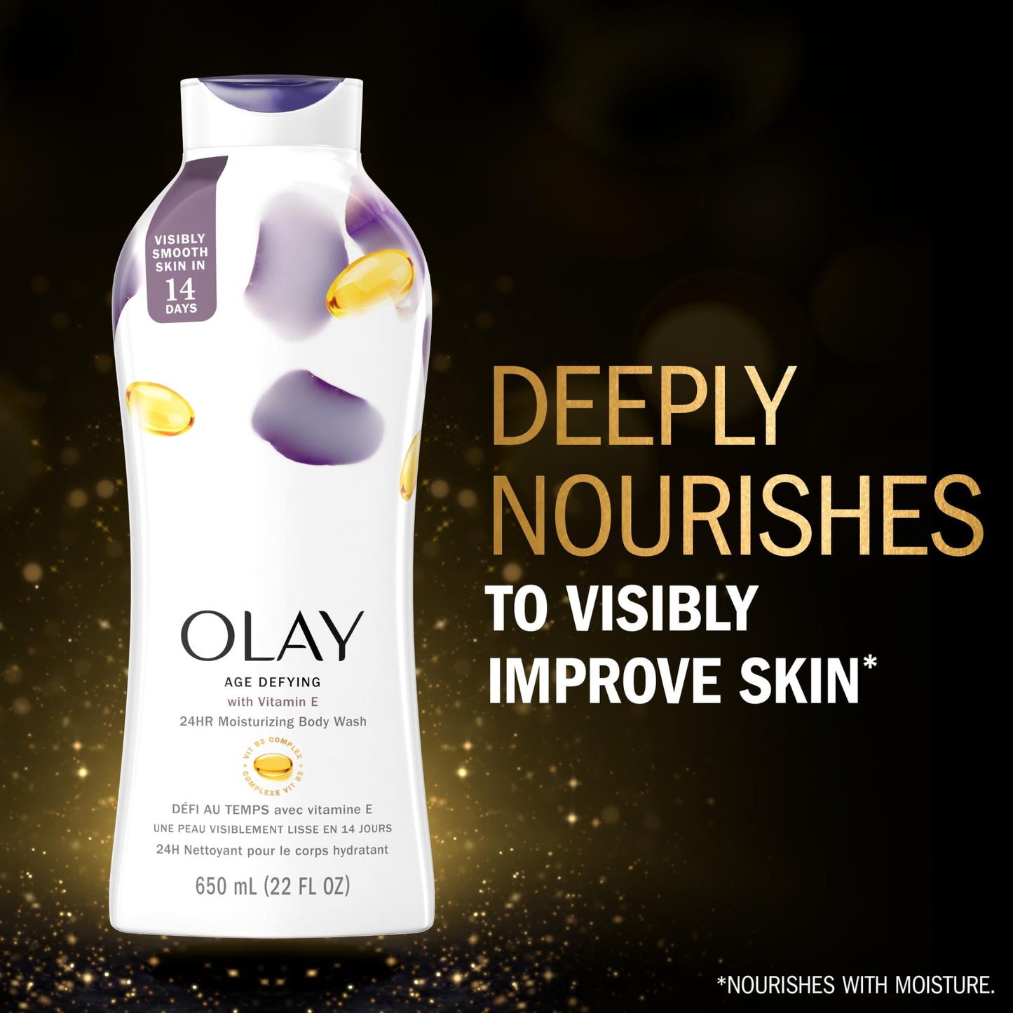 Olay Age Defying Body Wash, 24hr Moisturizing