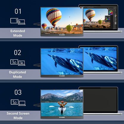 16" Portable Monitor WUAWE for Laptop & Gaming