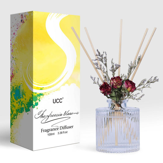 Freesia Blooms Reed Diffuser Set by UCC