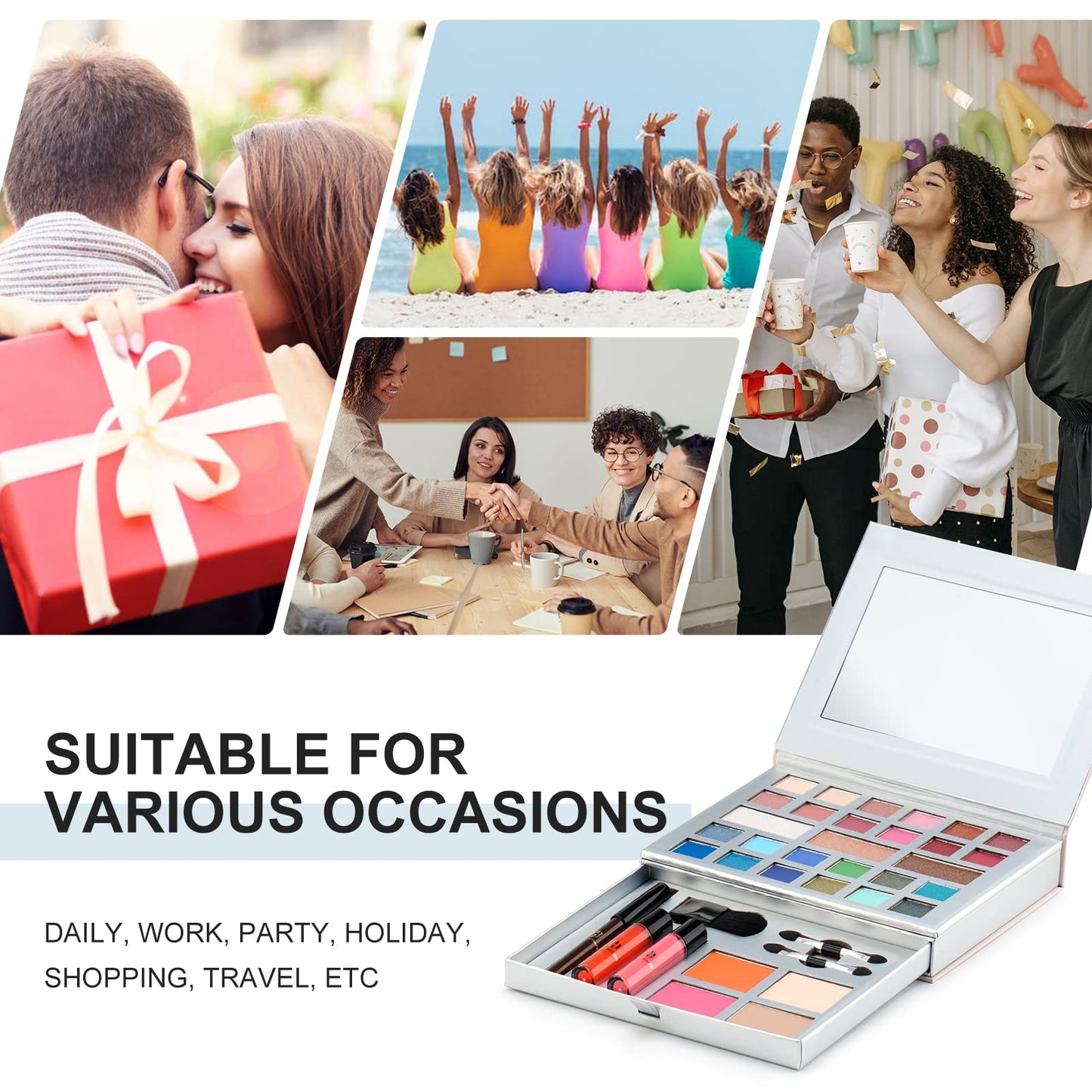 All-in-One Makeup Kit with 24 Shades