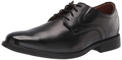 Clarks Black Leather Oxford Shoes for Men