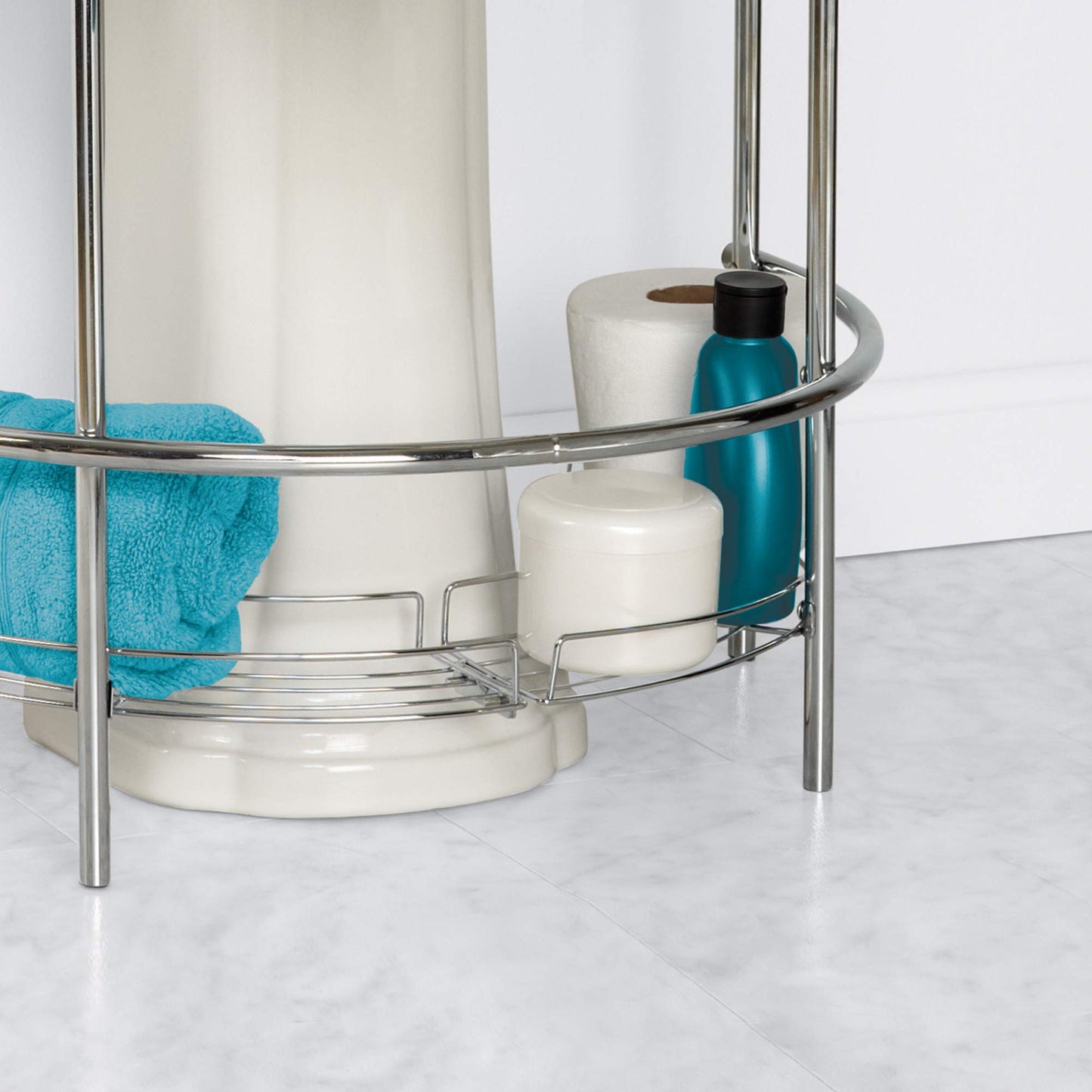 Zenna Home 2928SS 2 tier Sink Shelf, Chrome