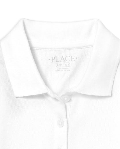 The Children's Place Girls Long Sleeve Polo Shirt