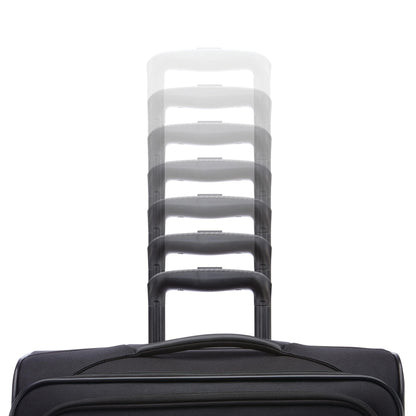 AMERICAN TOURISTER 4 KIX 2.0 Softside Expandable Luggage, Black, 24 Spinner