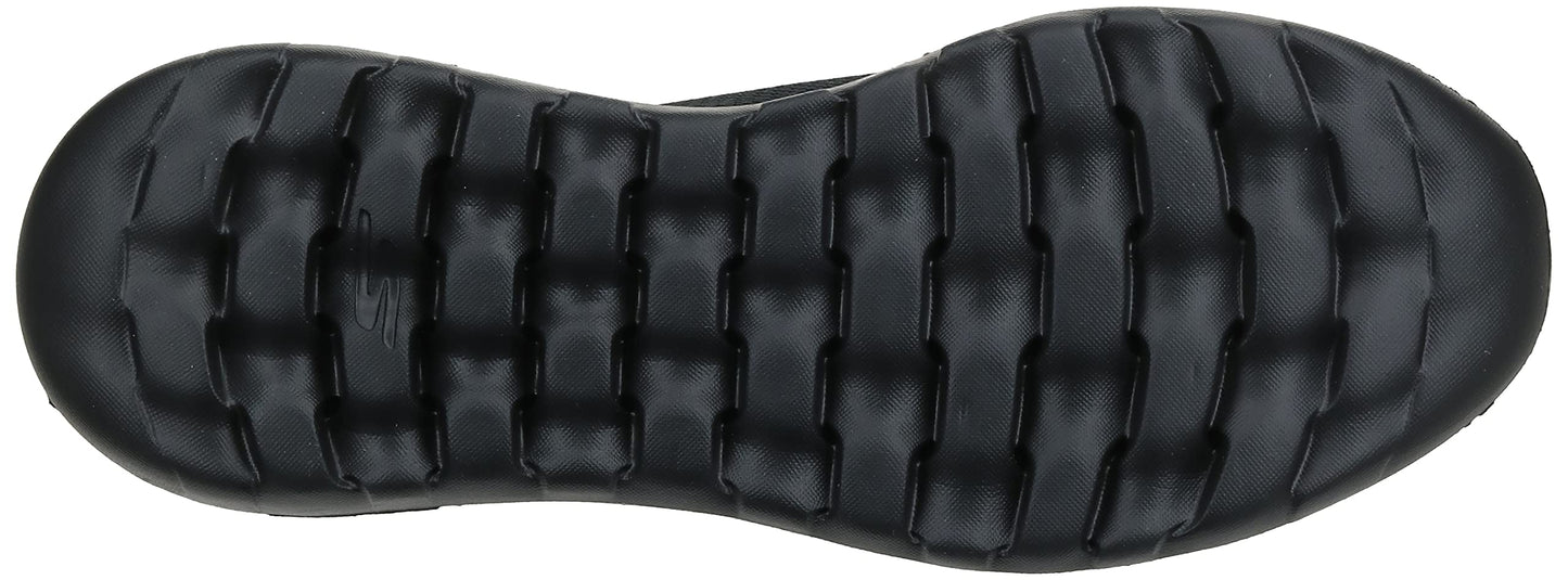Skechers Men's Go Walk Max-Athletic Air Mesh Slip on Walkking Shoe Sneaker,Black/Black/Black,8.5 M US