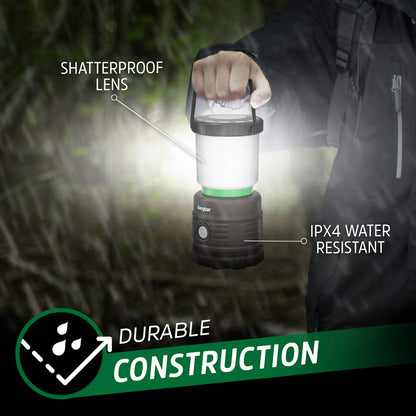 Energizer LED Camping Lantern, Water Resistant Light
