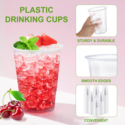 Lamosi 300 Count Clear Plastic Drinking Cups