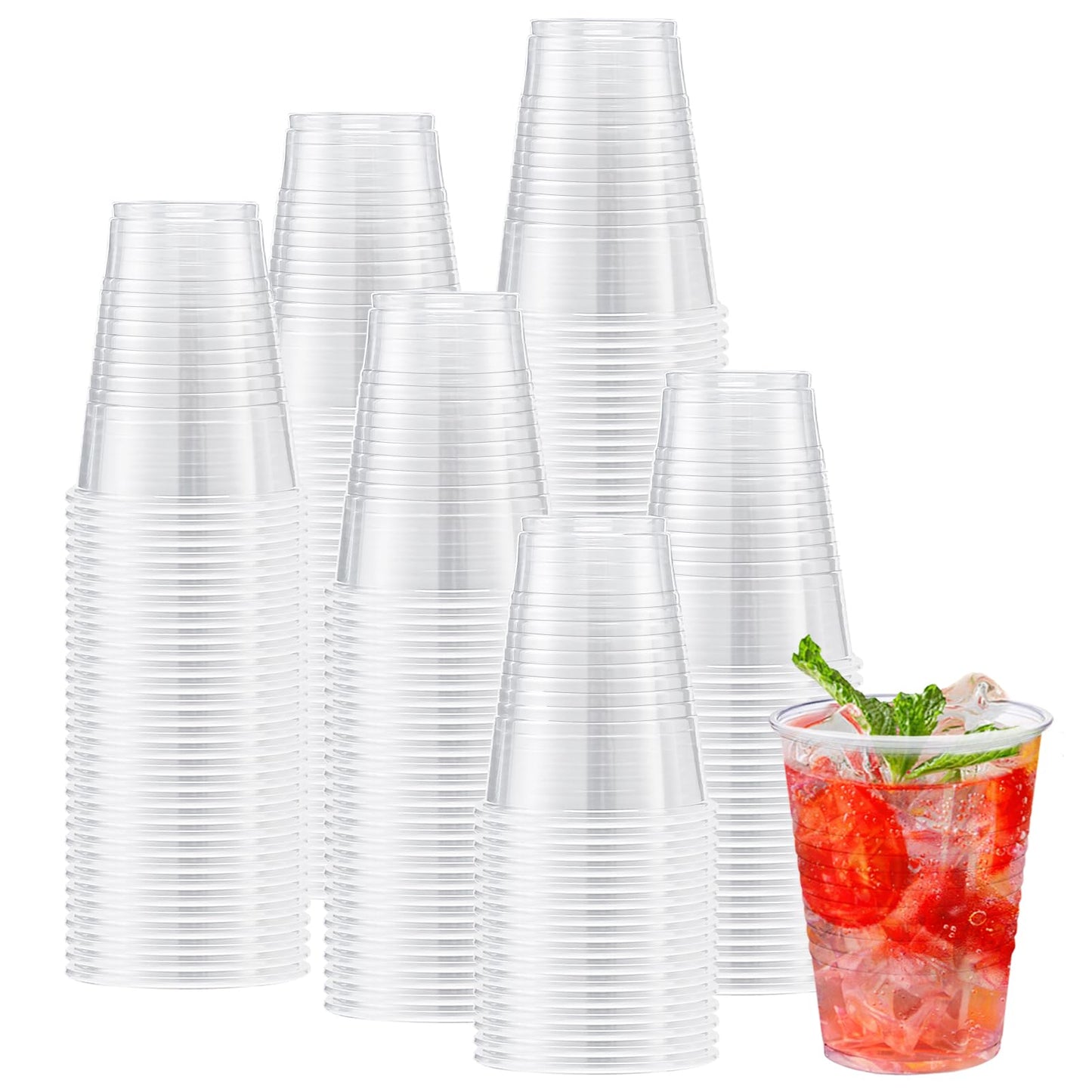 Lamosi 300 Count Clear Plastic Drinking Cups