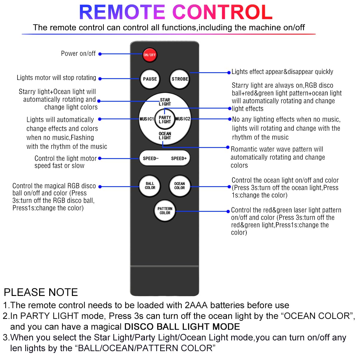 Sound Activated Disco Ball Party Light