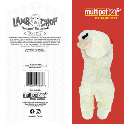 Multipet Lamb Chop Plush Dog Toy - Jumbo Squeaky