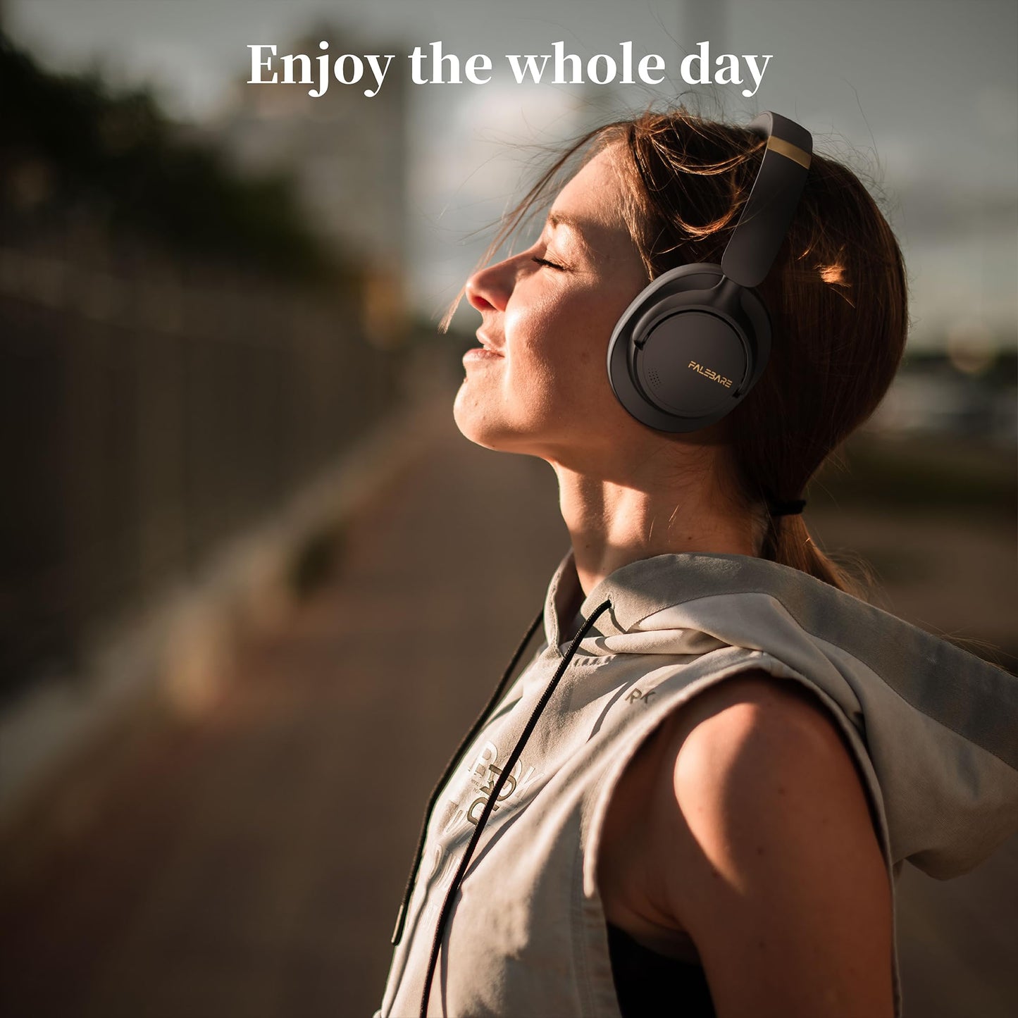 Falebare Bluetooth Noise Cancelling Headphones with Mic