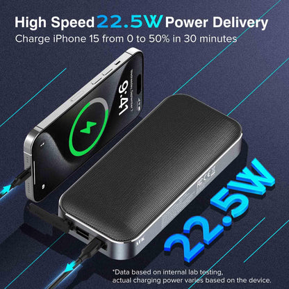 AFK Portable Charger with Bluetooth Speaker 22.5W
