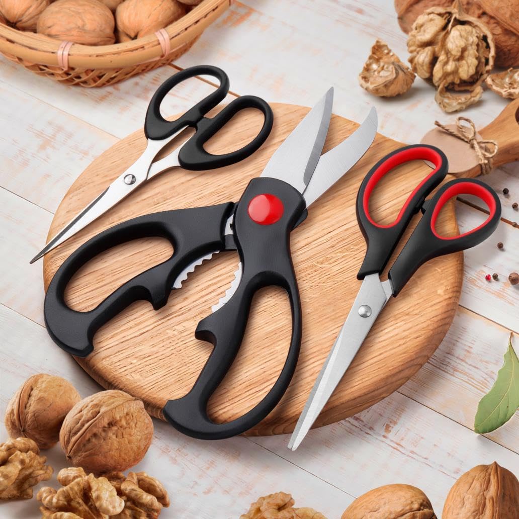 All-Purpose Kitchen Shears Set - 3 Pack