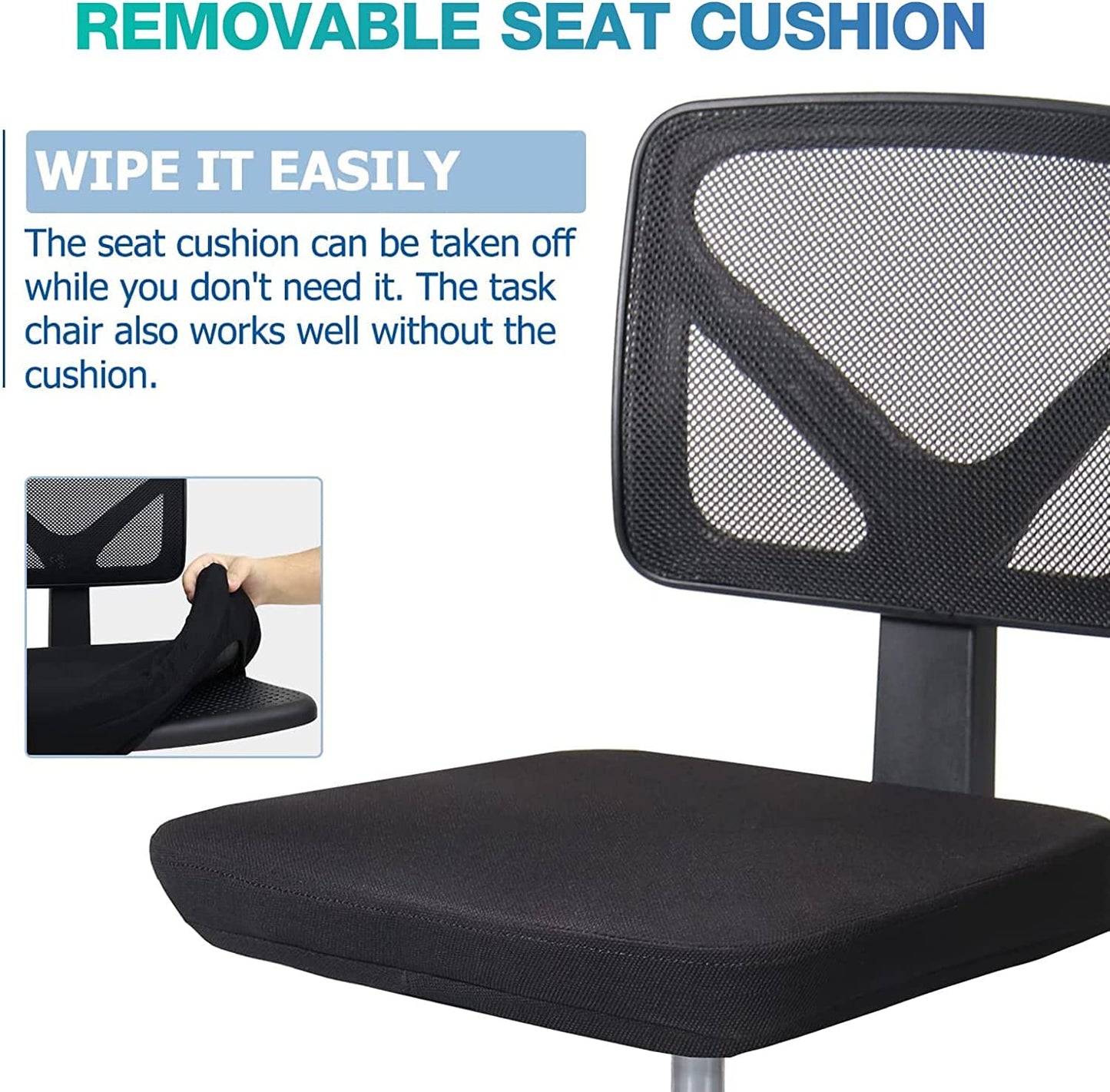 Ergonomic Adjustable Mesh Office Chair with Lumbar Support