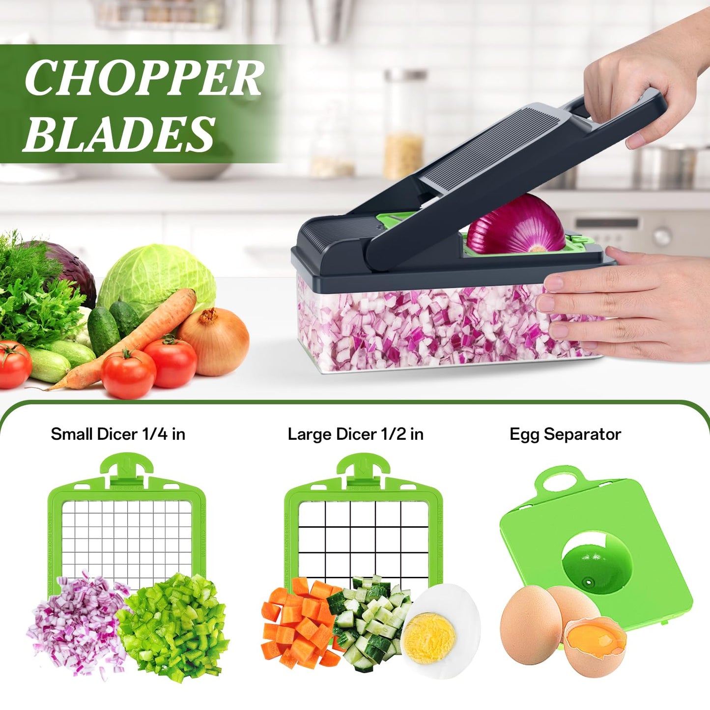 12-in-1 Vegetable Chopper and Slicer Gadget