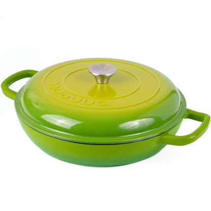 Enamelled Cast Iron Dutch Oven, 3.7-Quart