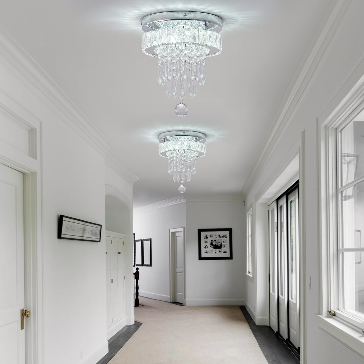 Small LED Crystal Chandelier for Home