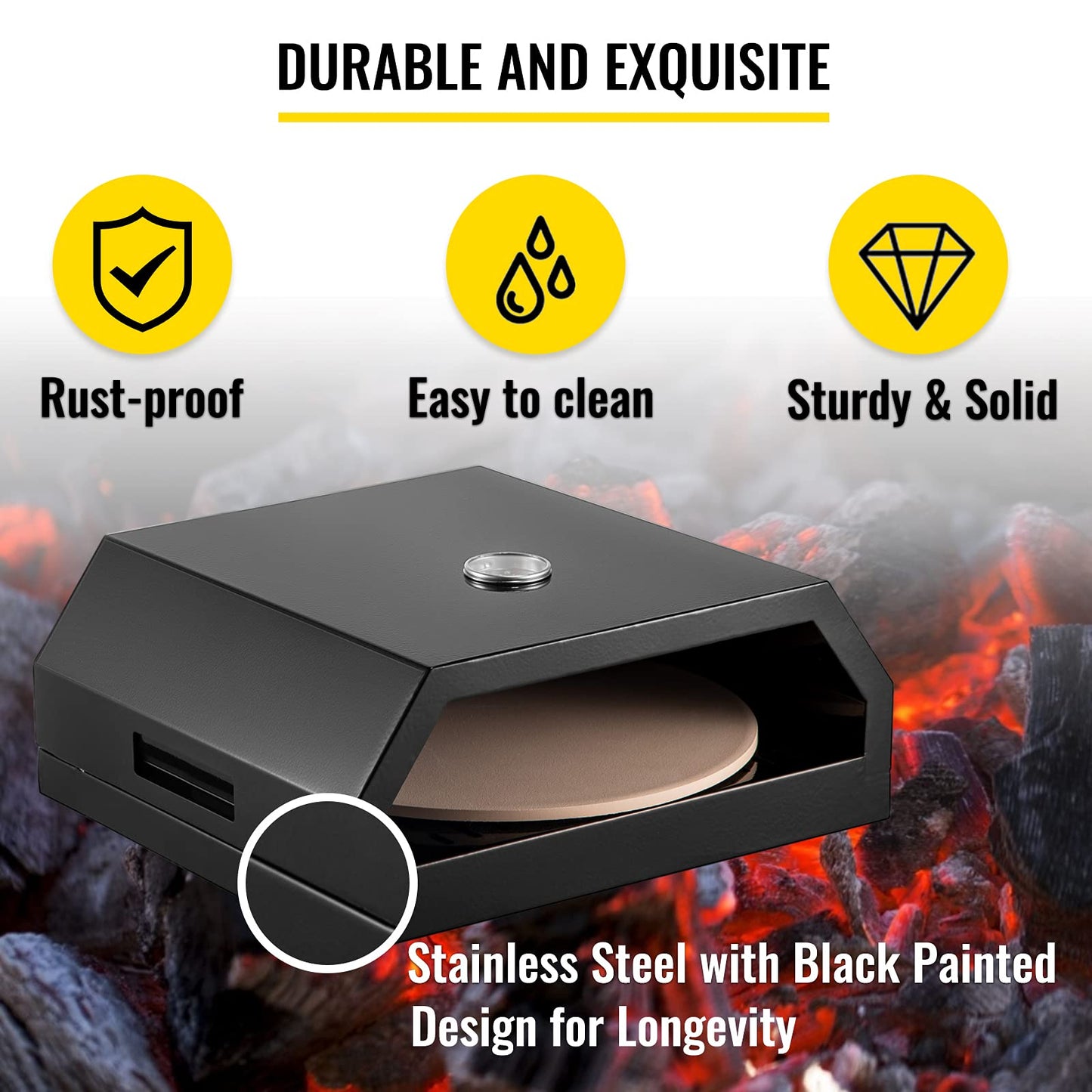 VEVOR Outdoor Pizza Oven Kit for Grill