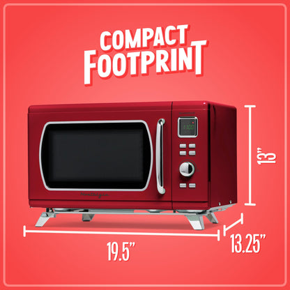 Nostalgia NMCMO9FTRD6A Microwave Oven
