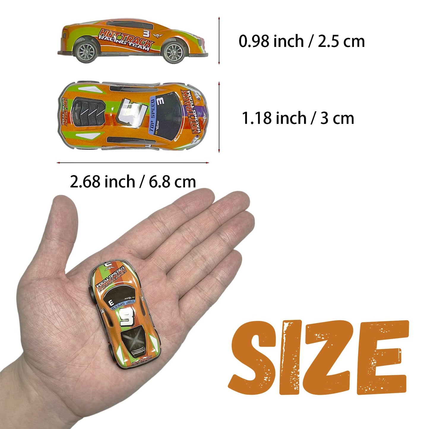 24 Pcs Mini Pull Back Cars Toy Set
