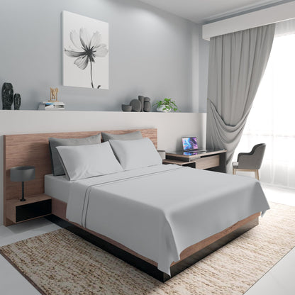 SLEEP RX 400 Thread Count Cotton Sateen Sheets