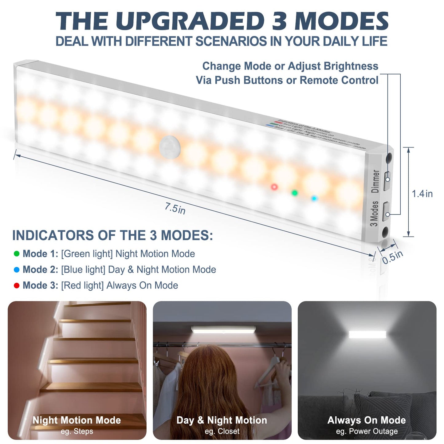 Alivation 5-Pack LED Under Cabinet Lights