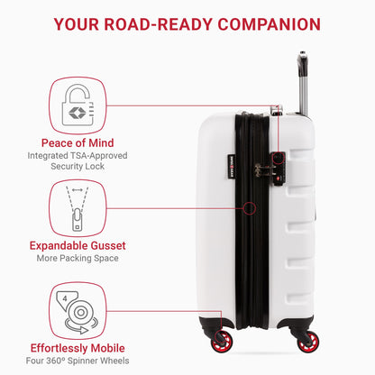 SwissGear 19-Inch Expandable Hardside Carry-On