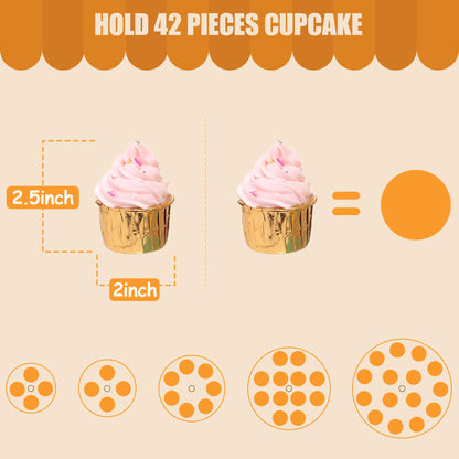 Antimbee 5-Tier Acrylic Cupcake Stand Display