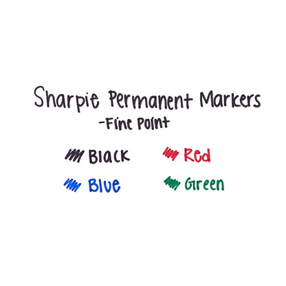 SHARPIE Extreme Permanent Markers, Fine Point, Black