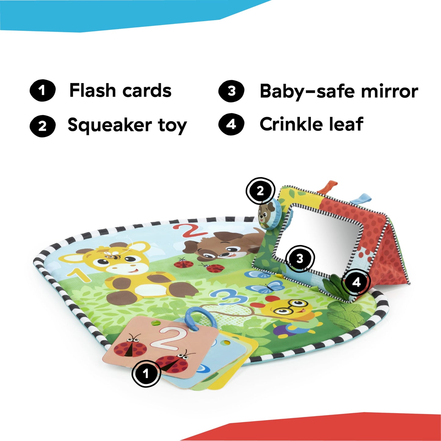 Baby Einstein Tummy Time Mat with Mirror