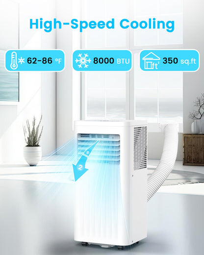 Joy Pebble 8000 BTU Portable Air Conditioner