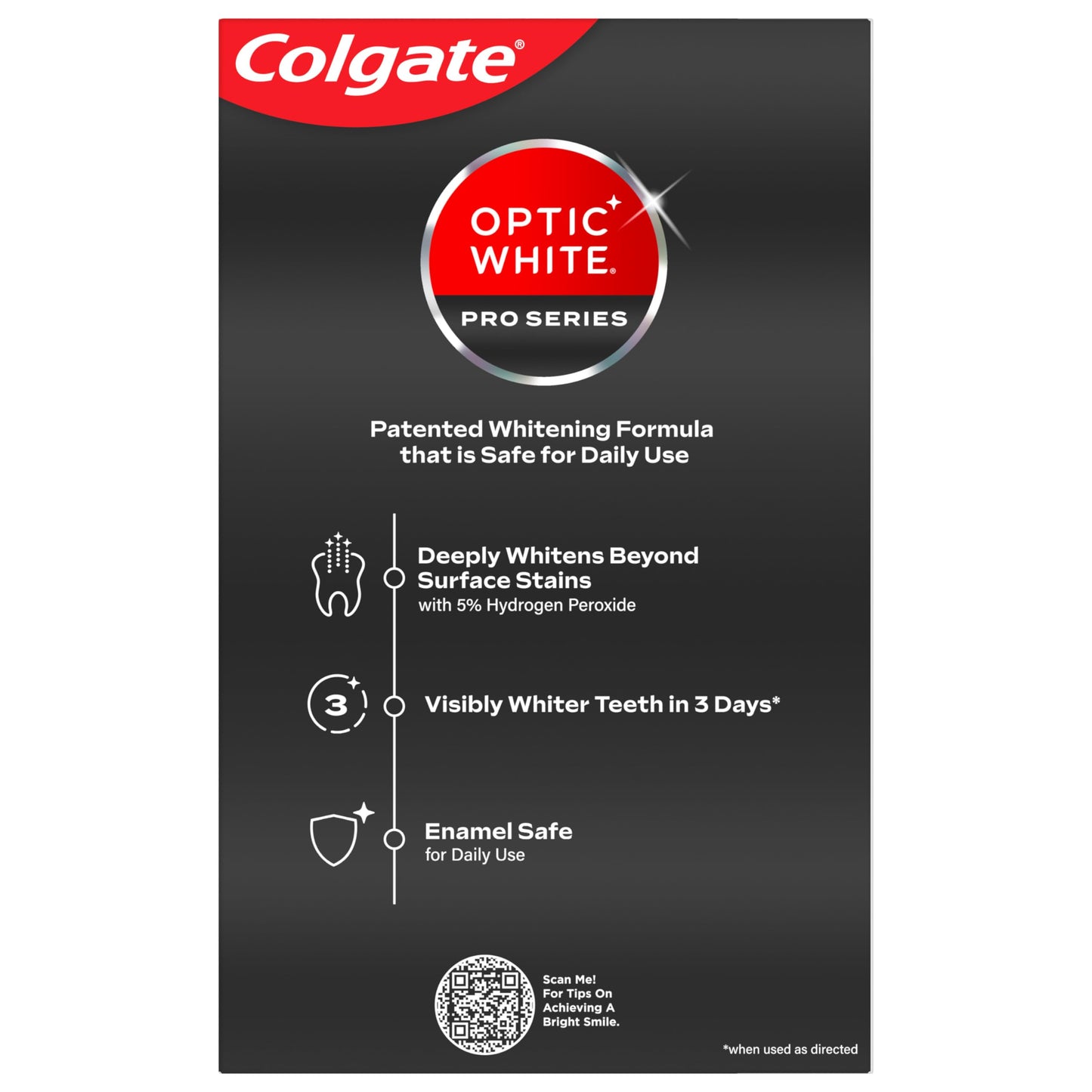 2 Pack Colgate Optic White Toothpaste with Peroxide