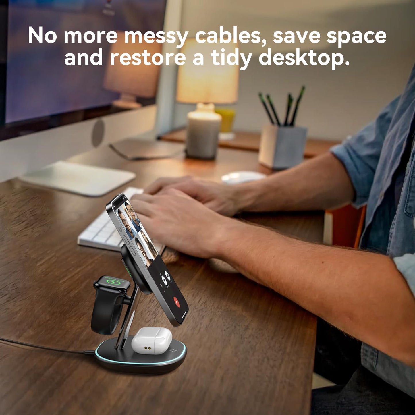 3 in 1 Wireless Charging Station for iPhone