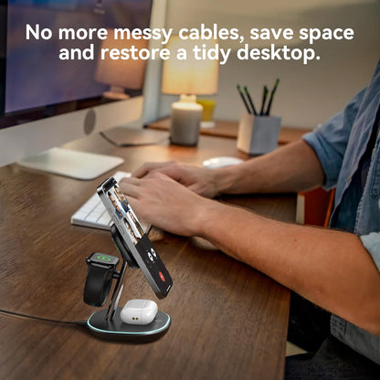 3 in 1 Wireless Charging Station for iPhone