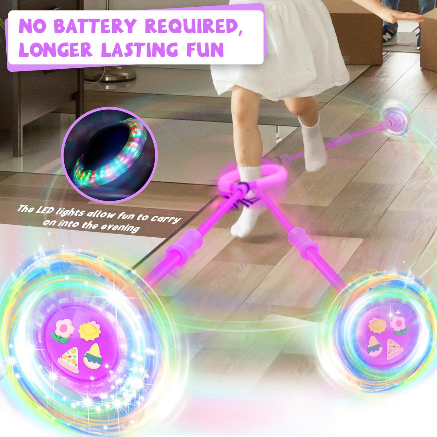 Getatoy Ankle Skip Ball for Kids Ages 4-12