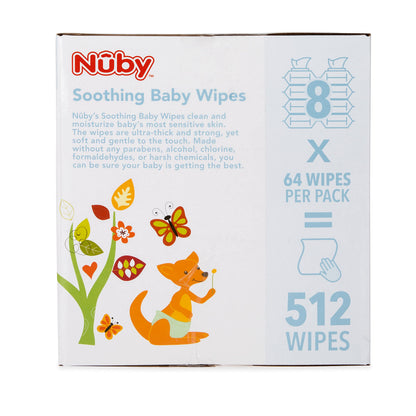 Nuby Chamomile Aloe Baby Wipes, 512 Count