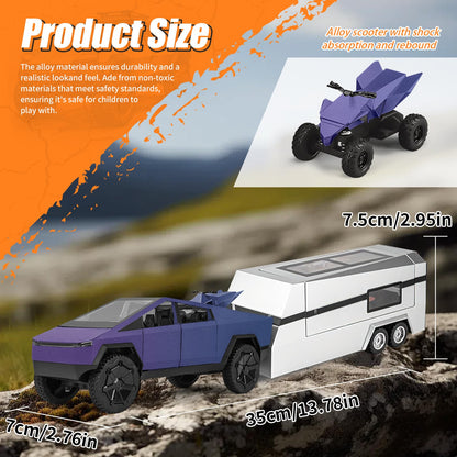1/32 Cyber Truck 3-in-1 RV Set